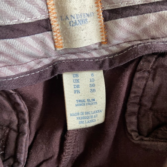 Lands’ End Canvas True Slim Chino Size 6 - Picture 3 of 5